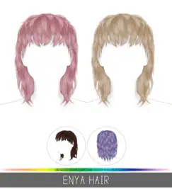 Modern Wavy Mullet Hairstyel [Alpha]