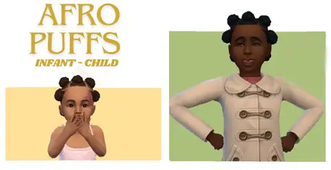 Afro Puffs Hair for Kids | Patreon