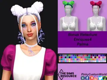 Bonus Retexture of Palma hair by Enriques4