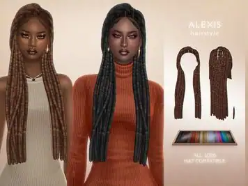 Alexis Long Braids Hairstyle for Female [MM]