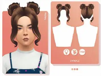 Hailey Hairstyle (Child Version)