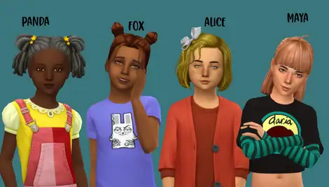 Kids Hair Dump #11 Recolored in AMPified