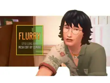 Flurry: Episode 10 - Long Hair Mesh Edit for Men