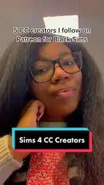 Patreon Cc Creators Sims 4 Black Hair | TikTok