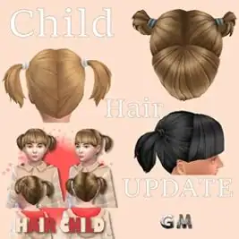 HAIR CHILD pigtails UPDATE