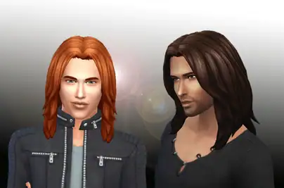 Long Layered Middle Parted Hairstyle for Male [MM]