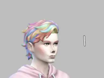 Hair Pastel Multicolor for Male - Romantic Garden needed