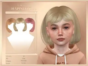 JavaSims- Tay (Child Hairstyle)