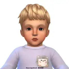 Infant Short Messy Hair