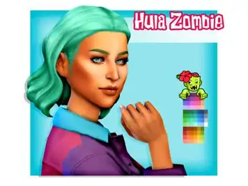 Zombified Elegance: Rheall's Wispy Hairline (Alpha Hair & Skin Details)