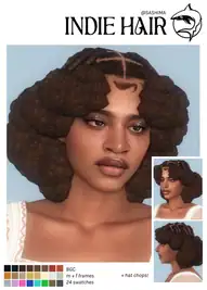 Braided Top with Afro Hair for Male and Female [MM]