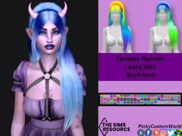 Fantasy Retexture of Boyfriend hair by LeahLillith