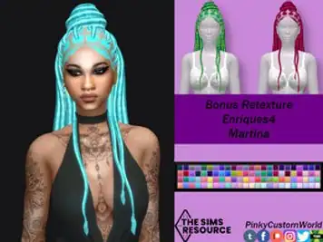 Bonus Retexture of Martina hair by Enriques4