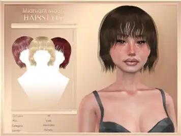 JavaSims- Midnight Moon (Hairstyle)