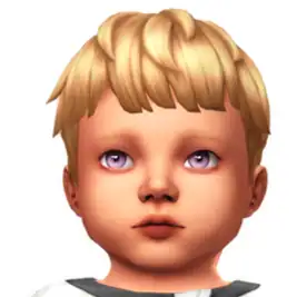 EP10 Short Messy Hair for Infants