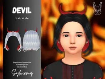 Devil Hairstyle (Child)