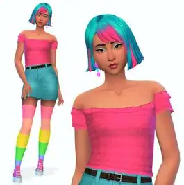 Complete Beauty Ensemble: Makeup, Hair Ombre, Chic Outfits, and Nail Essentials