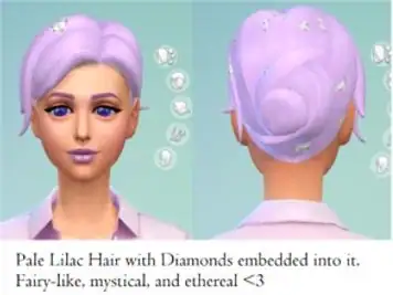 Lilac with Diamonds