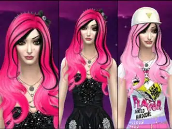 Audrey Kitching inspired hair retexture - mesh needed