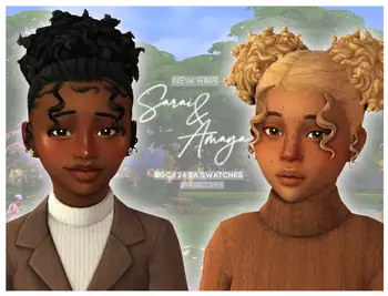 Sarai Hair & Amaya Hair (child conversion)