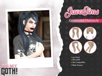 Oh My Goth - Generated (Male Hairstyle)