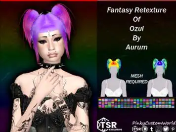 Fantasy Retexture of Ozul hair by Aurum