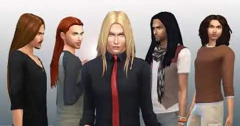 Male Long Hair Pack - The Sims 4 Catalog
