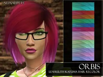 Orbis - LeahLilith Katuma Hairstyle Recolor {Mesh Required}