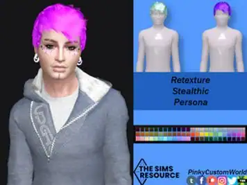 Retexture of Persona hair by Stealthic