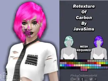 Retexture of Carbon hair by JavaSims