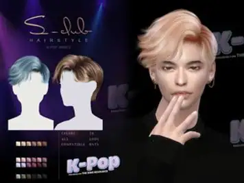 K-POP male long hairstyle