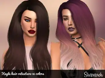 Kayla hair retexture