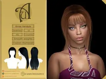 Almae - Female/male hairstyle with bang