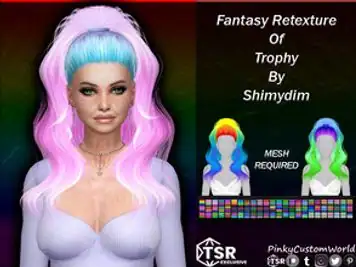 Fantasy Retexture of Trophy hair by Shimydim