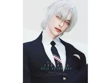 Snoopy Senorita's Sleek Retexture [Black]: Alpha Hair Overhaul for Stylish Males