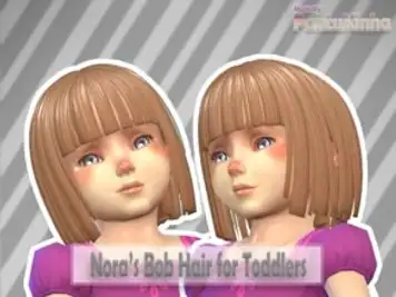 Baby Nora's Bob Hair Made by PantuKinha