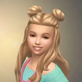 Space Buns Half Up for Girls