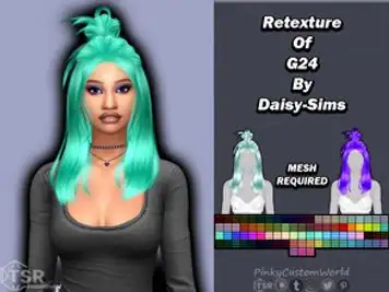 Retexture of G24 Hair by Daisy-Sims