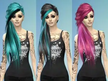 Recolor scene/emo side hair - mesh needed