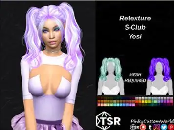 Retexture of Yosi hair by S-Club