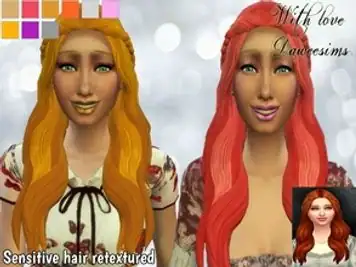 Sensitive hair retextured