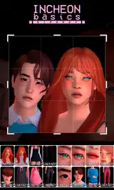 Korean Style Look ( Hairs / Eyes / Face / Clothes ) [MM]