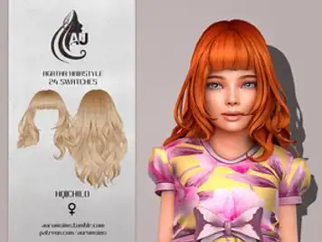 Agatha - hairstyle for kids