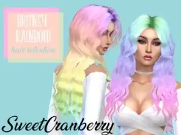 Britney Pastel Rainbow Hair - Sintiklia Recolor