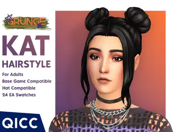 Kat Space Buns Hairstyle [MM]