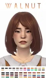 Female Short Layered Bob Hair [MM]