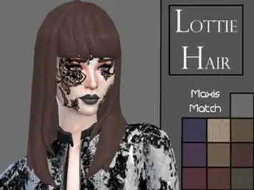 Lottie Hair - Maxis Match