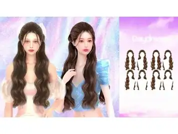 Daydream Locks by Greenteahoney (Unique  Green Hairstyle)