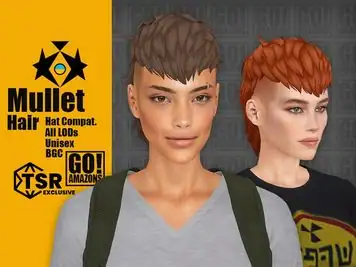 GoAmazons' Mullet Hair