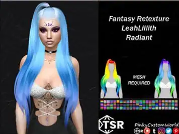 Fantasy Retexture of Radiant hair by LeahLillith